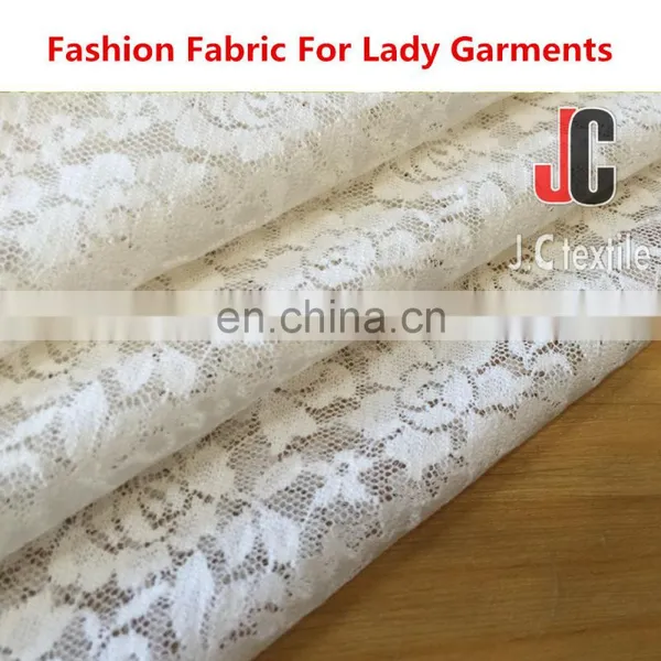 AL8066 Shaoxing JC Polyester Spandex Lace Wholesale African French Lace Fabric photo-2