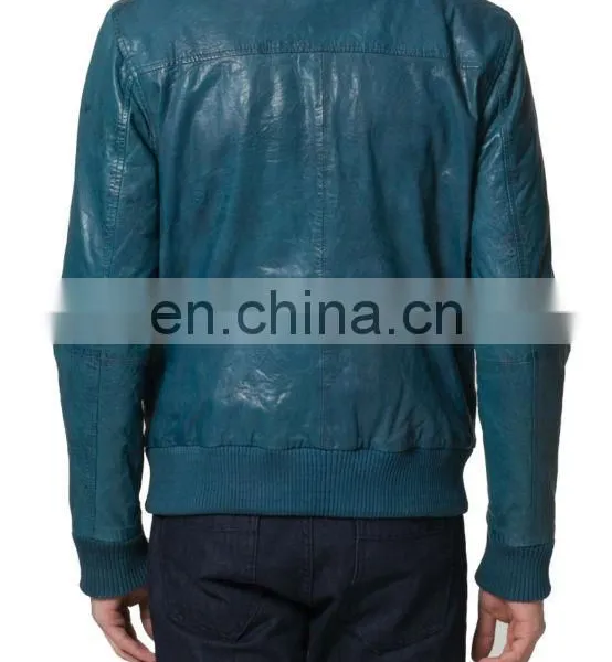 Leather Jacket Made of Soft Sheep Leather photo-2
