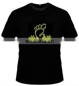 Voice Activated Led Flashig t Shirt Batman photo-2