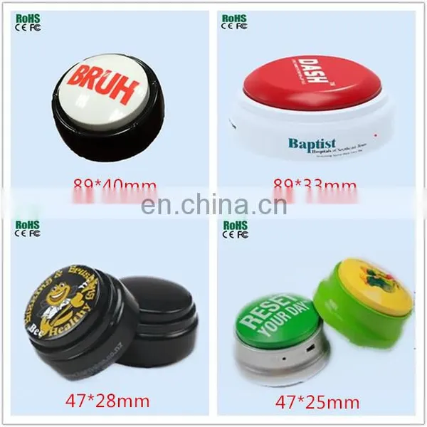 10 Seconds Playing Sound Easy Red Buzzer Button photo-6