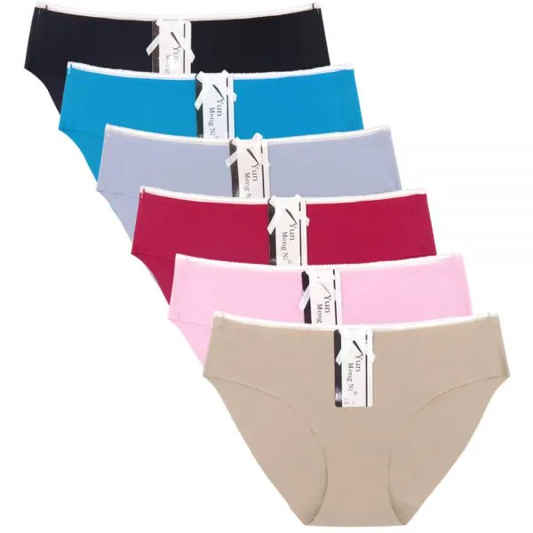 Yun Meng Ni Sexy Underwear Quality Elasticity Waist Band Ladies Briefs Seamless Panties For Women photo-4