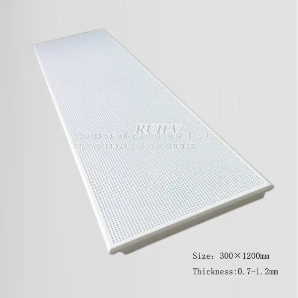 300*1200mm Aluminum Clip in Ceiling/ Perforated Aluminum Ceiling/Aluminum Square Ceiling for Office photo-5