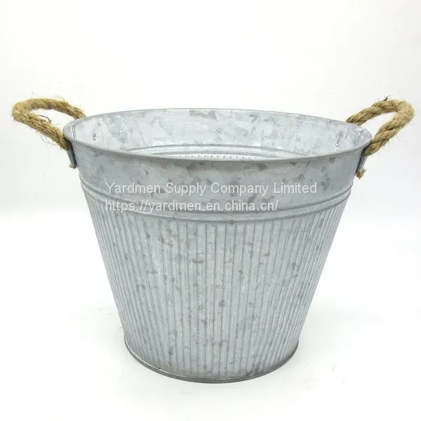 2018 Painting Finish Metal Flower Container for Home&garden