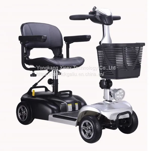New 4 Wheel Electric Mobility Scooter for Seniors Battery Removable photo-4