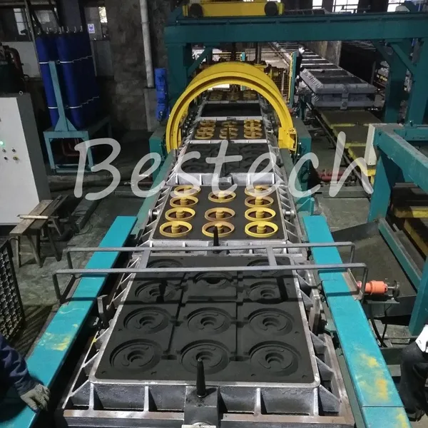 Flaskless Vertical Green Sand Reclamation Molding Line photo-4