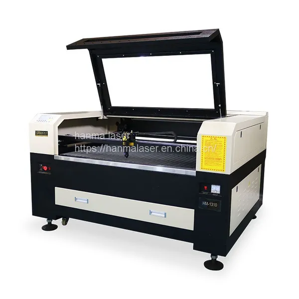 Made in China Hanma Laser 150w/180w/300w 1300*1000mm CNC Galvanized Steel/plastic/glass Laser Cutting Machine photo-2