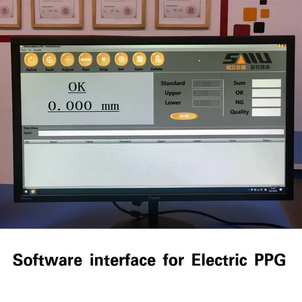 The Electric PPG Thickness Gauge / PPG-20153SA Lithium Battery Thickness Measuring Instrument photo-4