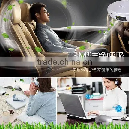 Air 188 TiO2 and Activated Carbon Air Purifier With Negative Ion Generator for Home and Car photo-4