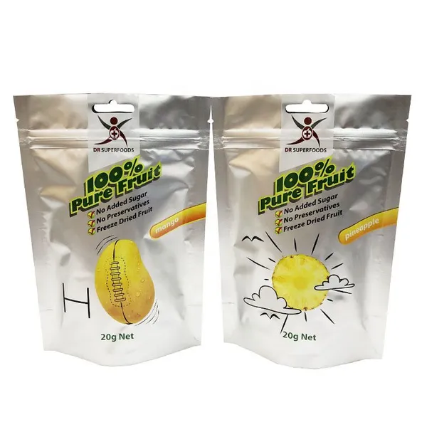 Custom Digital Print Biodegradable Seal Plastic Food Packaging Bag for Dried Fruit Snack photo-2