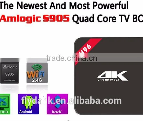 New Arrived H96 tv Box Android 5.1 Android tv Box H96 Amlogic S905 Quad Core Small tv Box H96 tv Set . photo-2