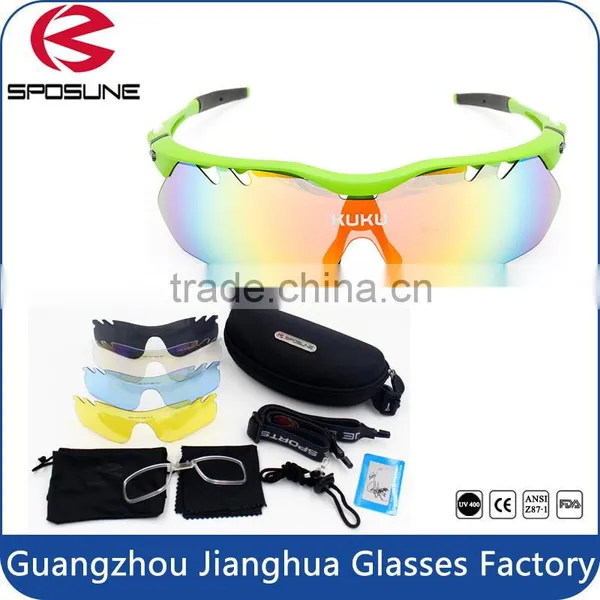 UV400 Anti Radiation Glasses Protections Lens Hardness Cycling Running Sports Sunglasses photo-3
