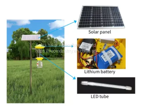 Sustainable Product Solar Insect Trap and Insect Light With Trap for Greenhouse photo-2