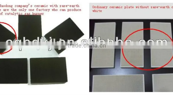 Natural Gas Burner Ceramic Infrared Heating Plates photo-2