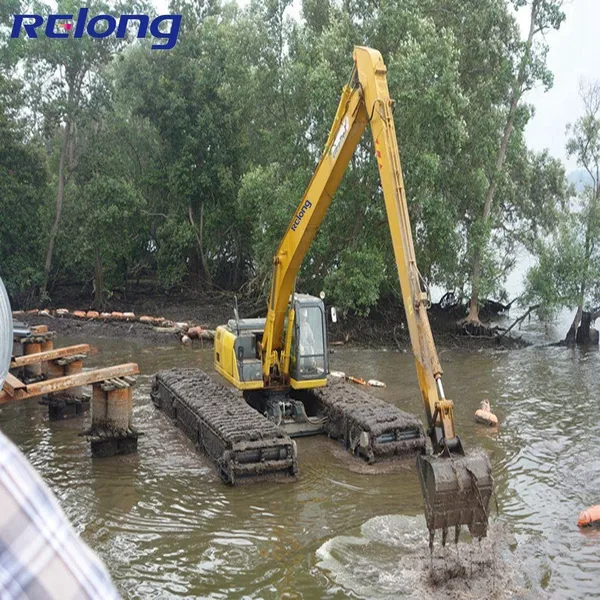 Hydraulic Land and Water Excavator for Swamp/River/Deep Water/Lake photo-2