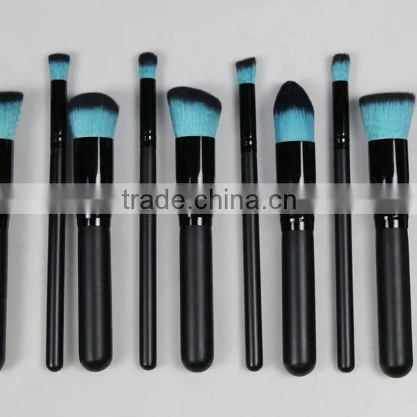 Professional 10pcs Kabuki Cosmetics Powder Foundation Makeup Brushes Set photo-6