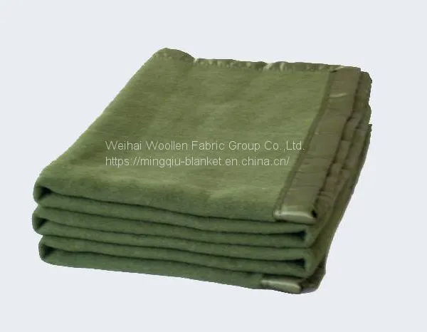 High Quality 100%Polyester Military Blanket/Army Blanket photo-3