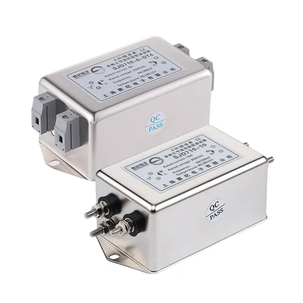 Saiji SJD710 Power Filter Single-phase Three-level 220V Terminal Block EMC DC AC Frequency Conversion Anti-interference