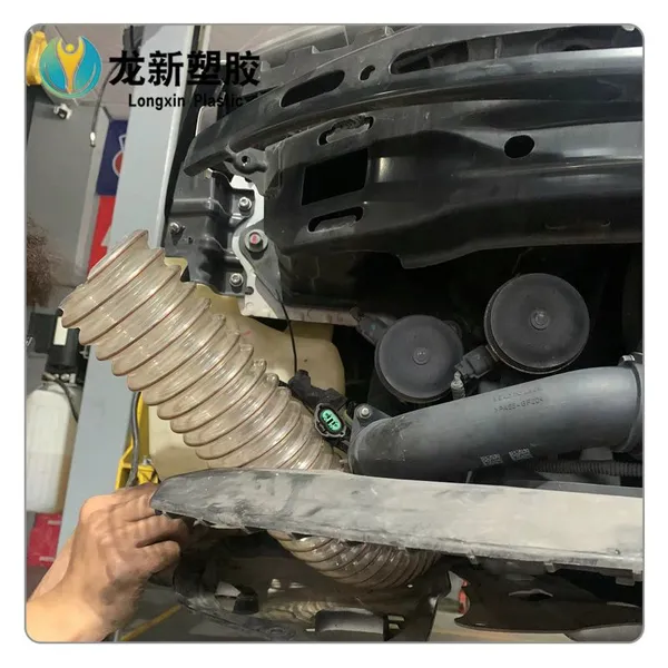 Car Ventilation Duct Flexible Air Duct Polyurethane Spiral Duct photo-2