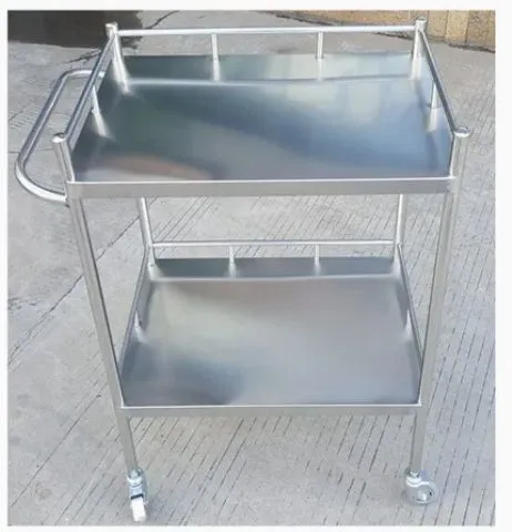 Medical Multi-Layer Trolley Hospital Use Stainless Steel Trolley