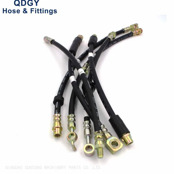 DOT SAE J1401 Automotive Car Auto Flexible EPDM Rubber Braided Custom Hydraulic Clutch Disc OEM Brake Line Pipe Hose Assembly photo-3