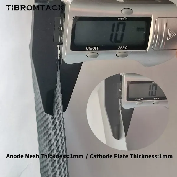 Titanium Anode Mesh With Ir-Ta Coating MMO 1 Pieces All Coated for Water Ionizer and Sodium Hypochlorite Generator photo-4