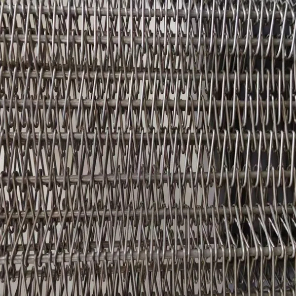 Wholesale Herringbone Encryption Mesh Belt Plain Weave Metal Conveyor Belt for Food Processing Machinery Cut Welded Included photo-4