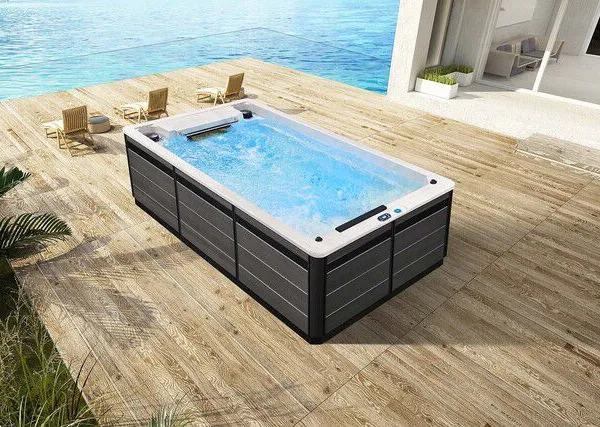 Outdoor Private Custom Garden Villa Rooftop Platform Infinity Swimming Pool