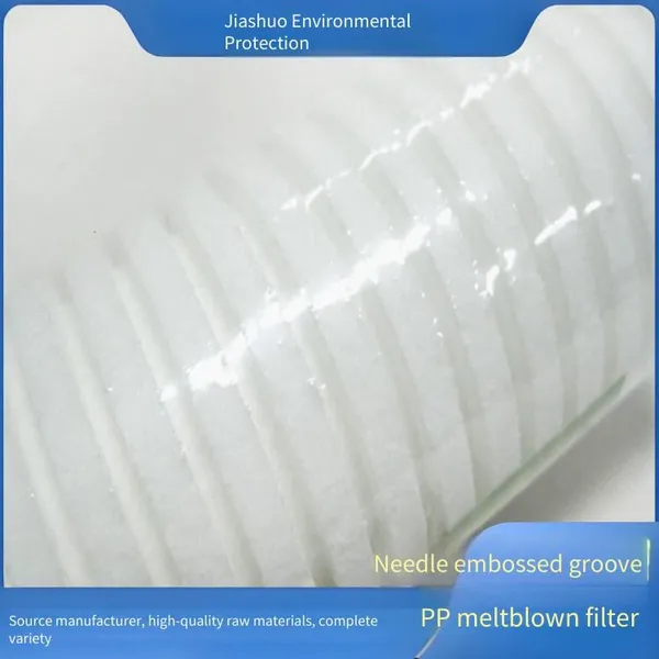 20-inch pp Melt-blown Filter Element With Embossed, Needled and Grooved Surface, Large Dirt-holding Capacity, Supplied by Jiashuo Environmental Protection photo-2