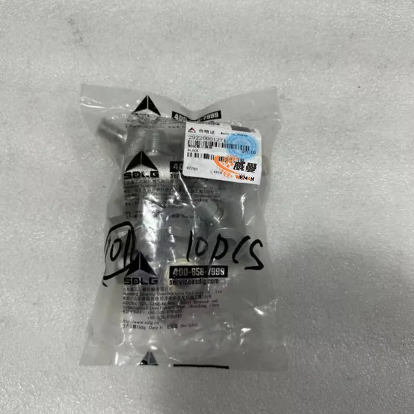 Original SDLG 29220001271 Block for wheel loader spare parts in stock.