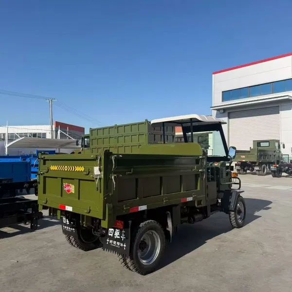 4-Wheel Self-Dumping Transport Vehicle, All-Terrain Farm Cart for Mountain Climbing & Cargo Hauling photo-5