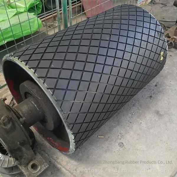 Diamond-shaped Roller Rubber Coating, 15mm Diamond-shaped Rubber Sheets and Auxiliary Materials, Custom Processing photo-4