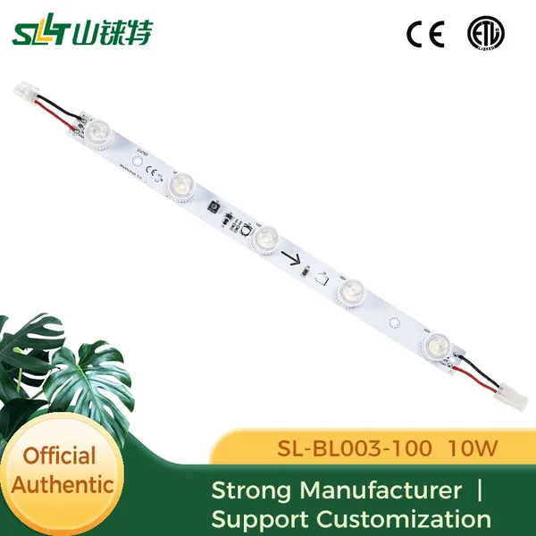 SLT High Power Side View LED Light Bar With Lens Edge Light LED Module for Light Box DC24V 10W SL-BL003-100-E