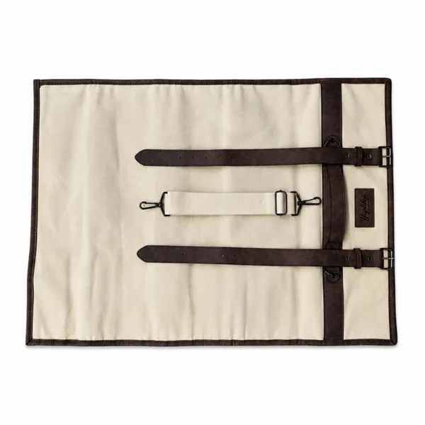 Vintage Canvas Roll-Up Tool Bag photo-2