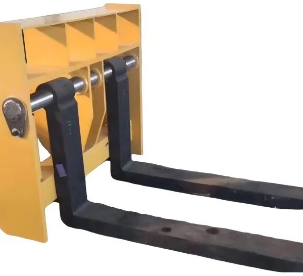 Pallet Fork Carriage With Hook On Tines and Slatted Backrest Frame photo-4