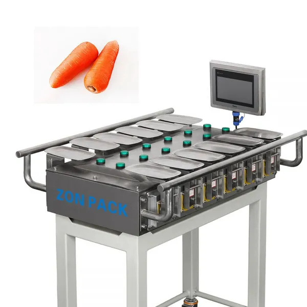 Manual 12 Heads Multihead Combination Scale Weighing Scale for Carrot