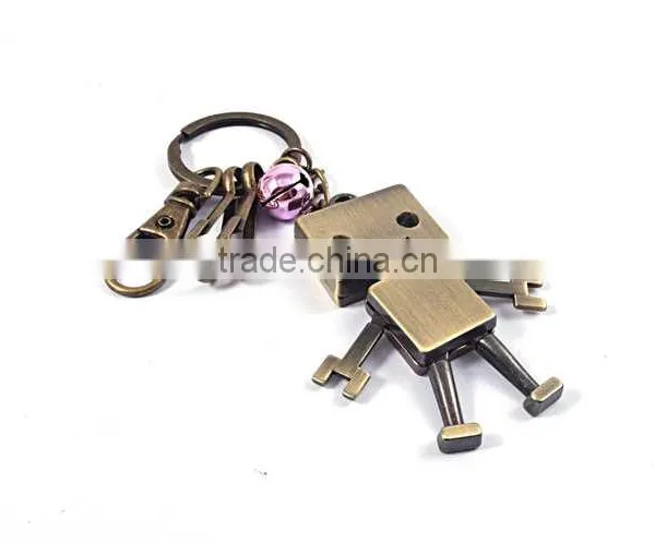 2016 Factory Fashion Gift Customized Metal Robot Keychain Quality Choice photo-2