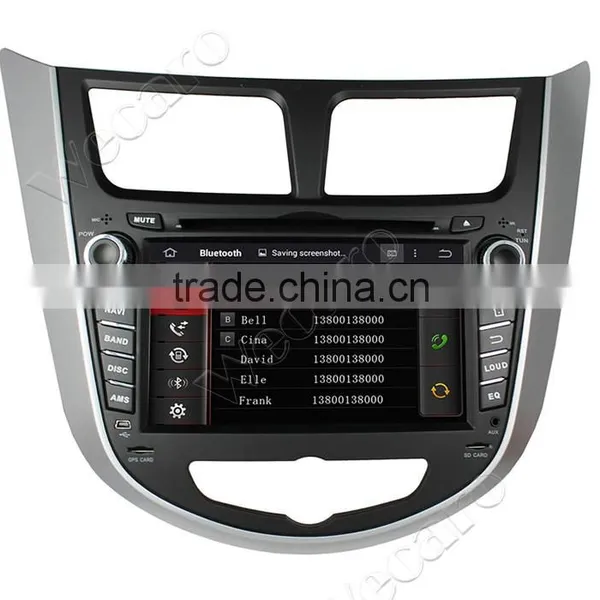 Wecaro WC-HU7202 Android 4.4.4 Car Stereo Touch Screen for Hyundai Accent Car Audio Android 16GB Flash 2011-2014 photo-4