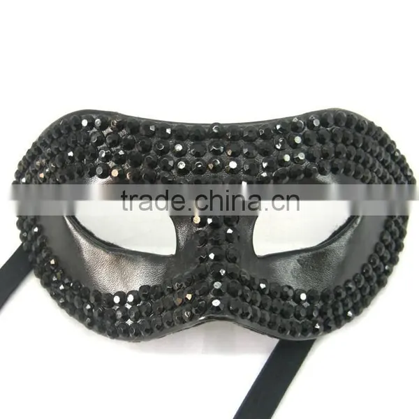 Custume Carnival Accessories HT-HF019 Plastic Half Face Party Eye Mask and Custom Eye Mask photo-3