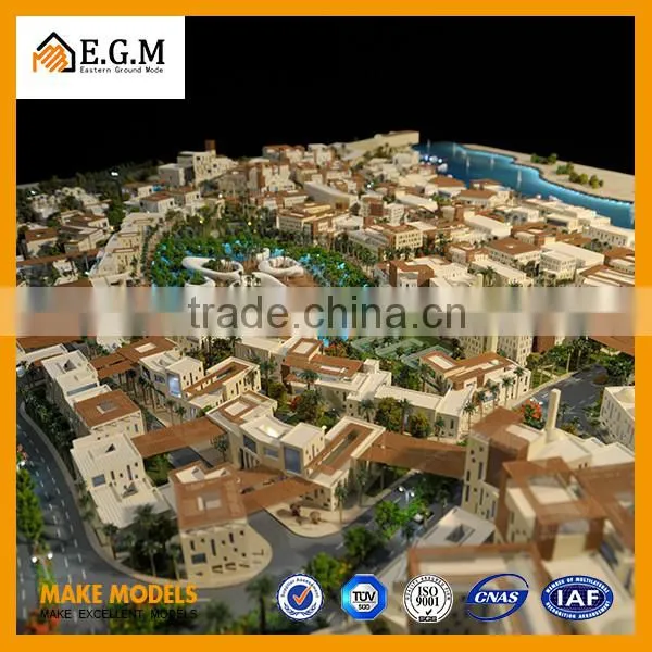 1: 500 Arabtec Reem Island Master Plan Sand Table With Led Light photo-2