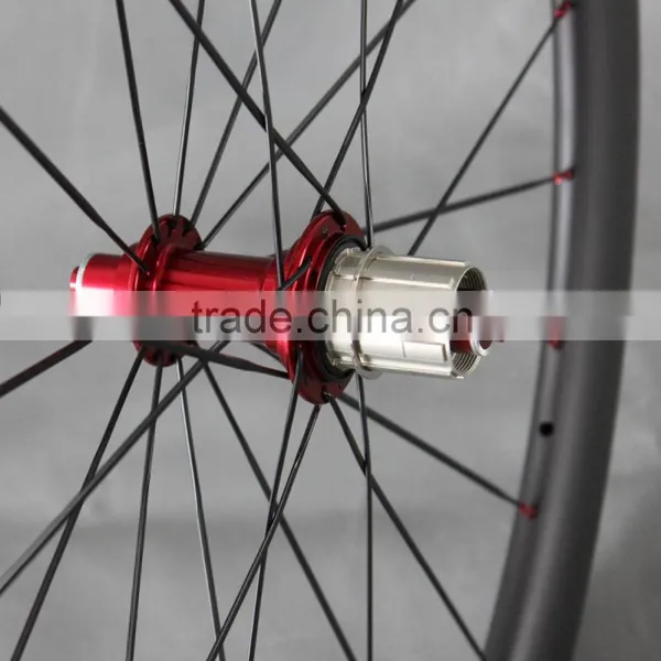 Fromt 40mm Rear 56mm Carbon Road Bike Wheels Road Combined Bicycle Wheel Clincher W40C photo-4
