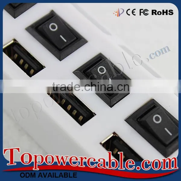 Factory Directly Sell Best Fast Charging 7 Port Usb Hub Power Switch photo-4