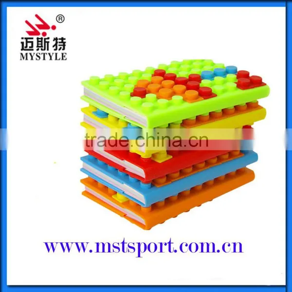2015 fashion new customize rubber notebook cover skin