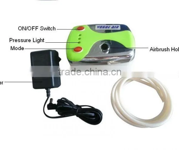 HSENG HS08-3AC-SK Airbrush Tattoo Makeup Kit Portable Tattoo Kit photo-2