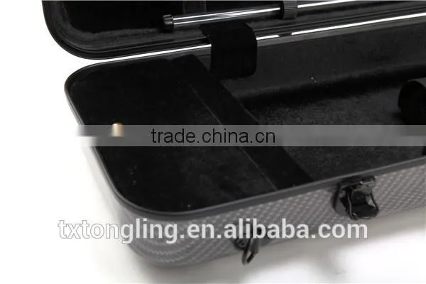 Silver Color Oblong Full Size Violin Hard Case TL-33 Quality Choice photo-6