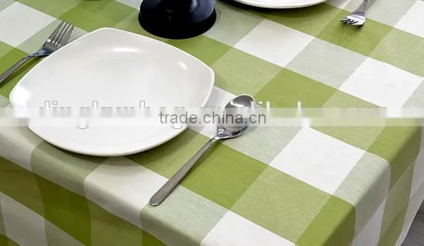 High Quality Gingham Table Cloth Table Cover for Restaurant photo-3