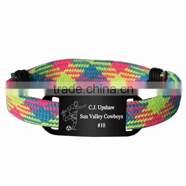 Sports Friendship Energy Colorful Diy Lace Bracelets Rope Wristband as Seen on tv photo-3
