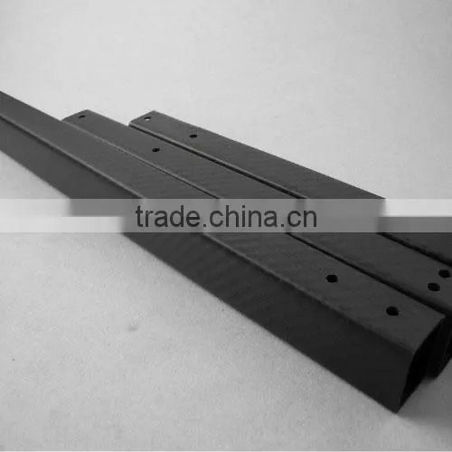 Corrosion Resistant Good Hardness Rectangular Carbon Fiber Tube Building Structure Use photo-3