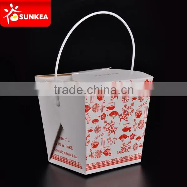 Healthy Fast Food Paper Box With Handle, Food Packaging Container Quality Choice photo-6