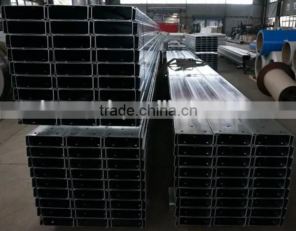 Cold Formed Steel C Purlin for Steel Fabrication photo-3