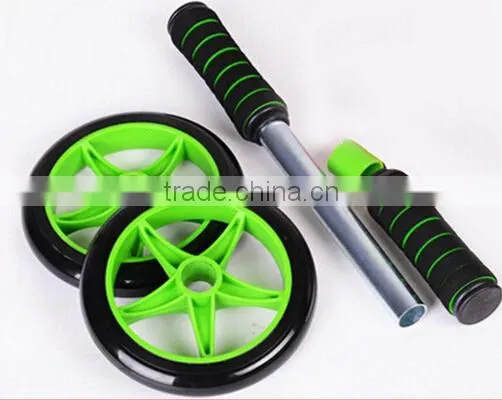 Dual Wheel Exercise Foam Handle ab Roller for Wholesale Quality Choice photo-5